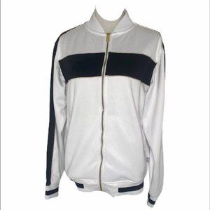 Men’s size medium CSG full zip white and black track jacket